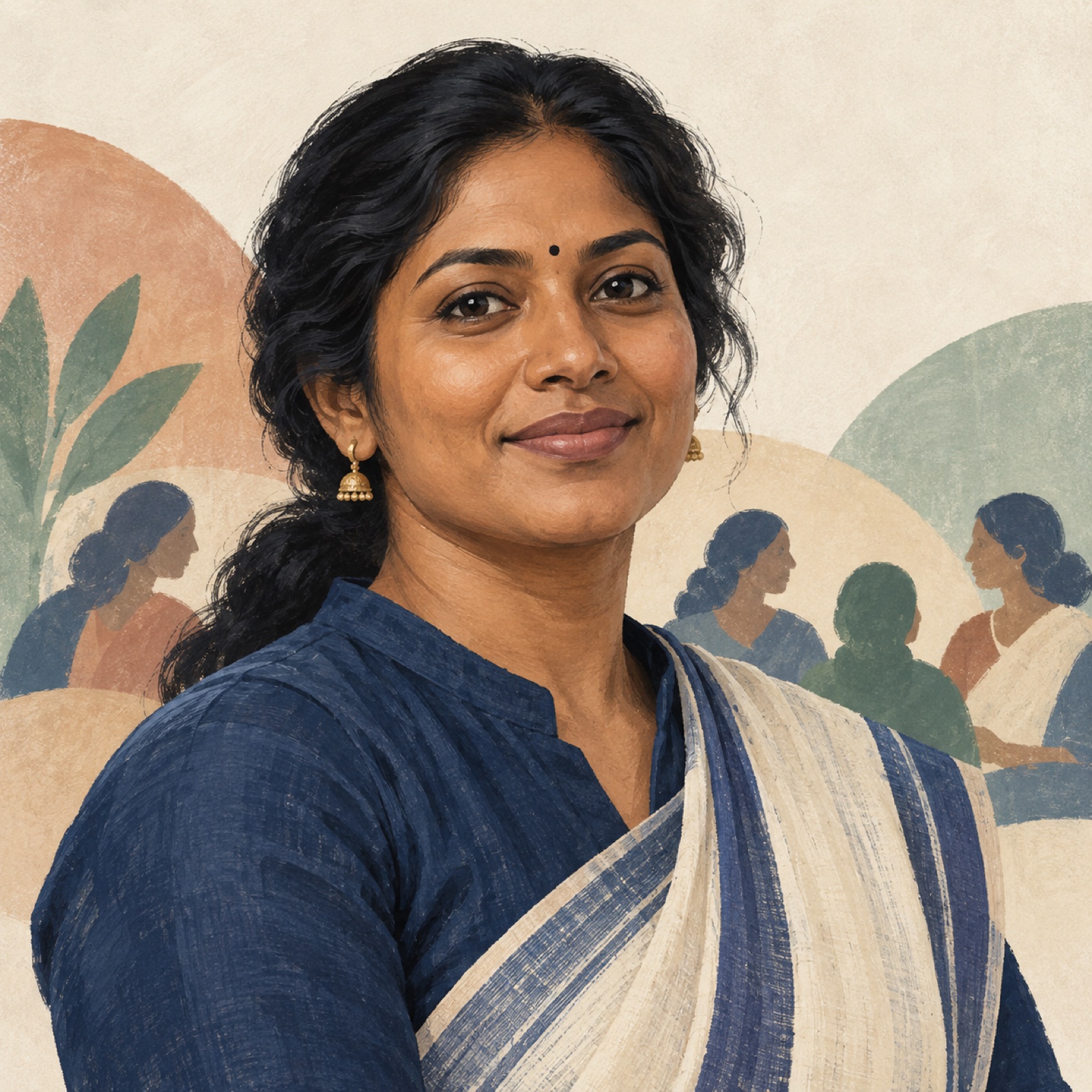 Illustration of a community leader